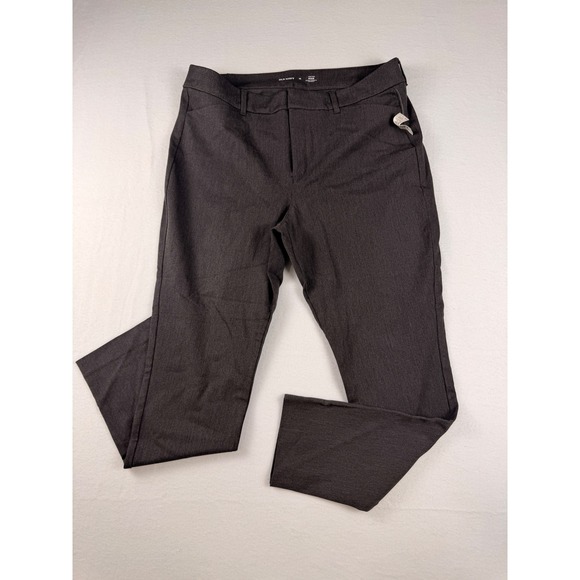 Old Navy Pants - Old Navy Womens Pixie High Rise Ankle Pants Charcoal Gray Heather 737471-00-1 16